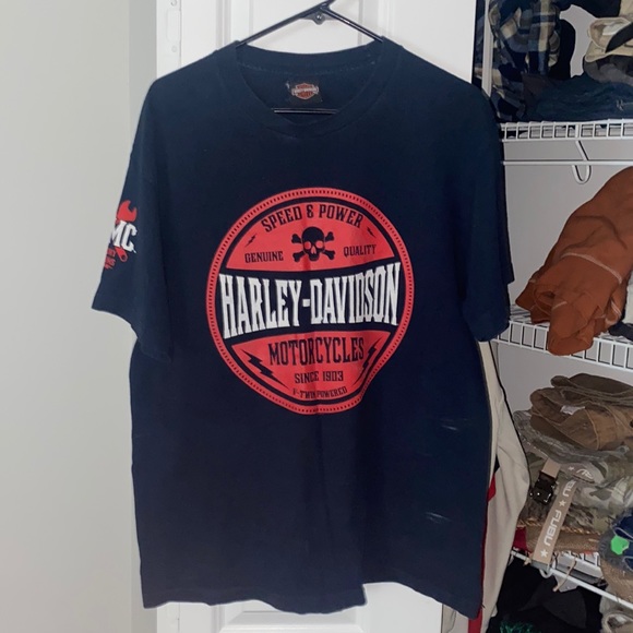 T-shirt Vintage San Diego Harley Davidson - Cotton Lourd - Unisex - Neuf Avec étiquette